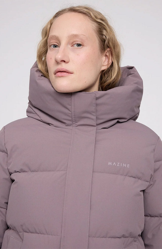 MAZINE Basic Puffer jack paars van GRS ladies | Sophie Stone