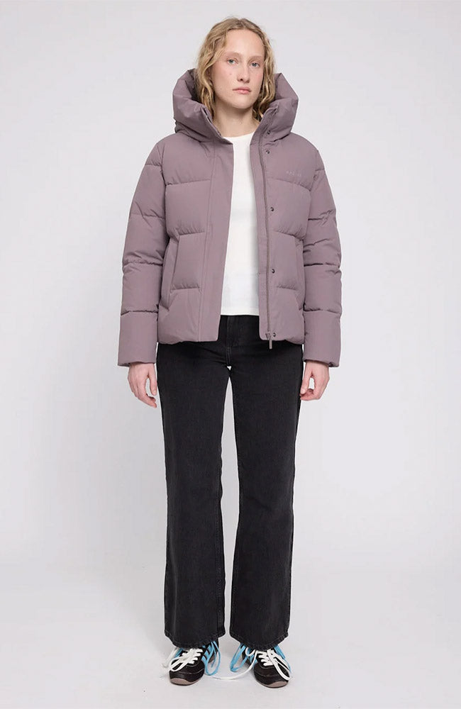 MAZINE Basic Puffer jack paars van GRS voor vrouwen | Sophie Stone