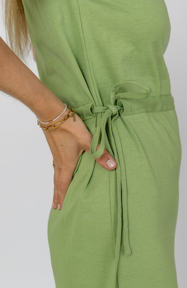 STORY OF MINE Midi jurk groen gemaakt van duurzaam en eerlijk gemaakt | Sophie Stone