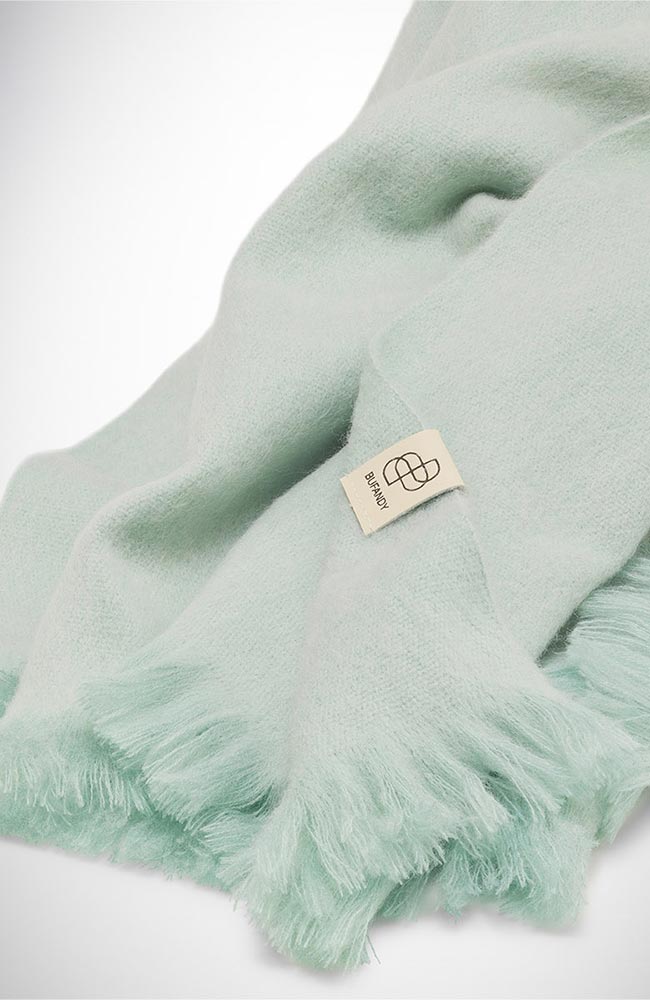 Bufandy Unisex ­Brushed Solid Mint gemaakt van duurzaam Alpaca wol | Sophie Stone