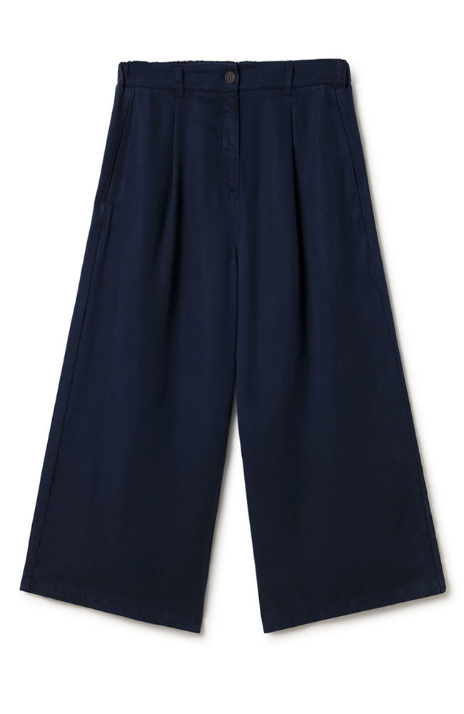 TWOTHIRDS Nanpu Hose blau Lyocell TENCEL Damen | Sophie Stone