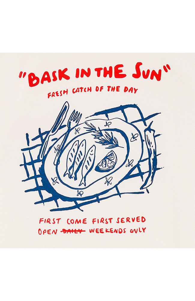 Bask in the Sun Natural Fresh t-shirt made of organic cotton men | Sophie Stone