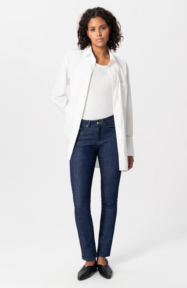 MUD jeans Faye Straight Shiny raw from organic cotton | Sophie Stone