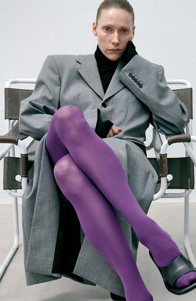 Swedish Stockings Olivia panty paars gerecycled dames | Sophie Stone