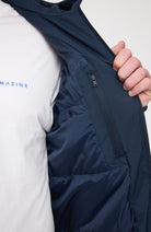 Mazine Padded blouson jas blauw van gerecycled polyester heren | Sophie Stone