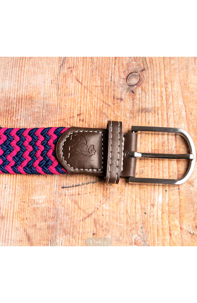 Swole Panda riem blauw roze GRS | Sophie Stone