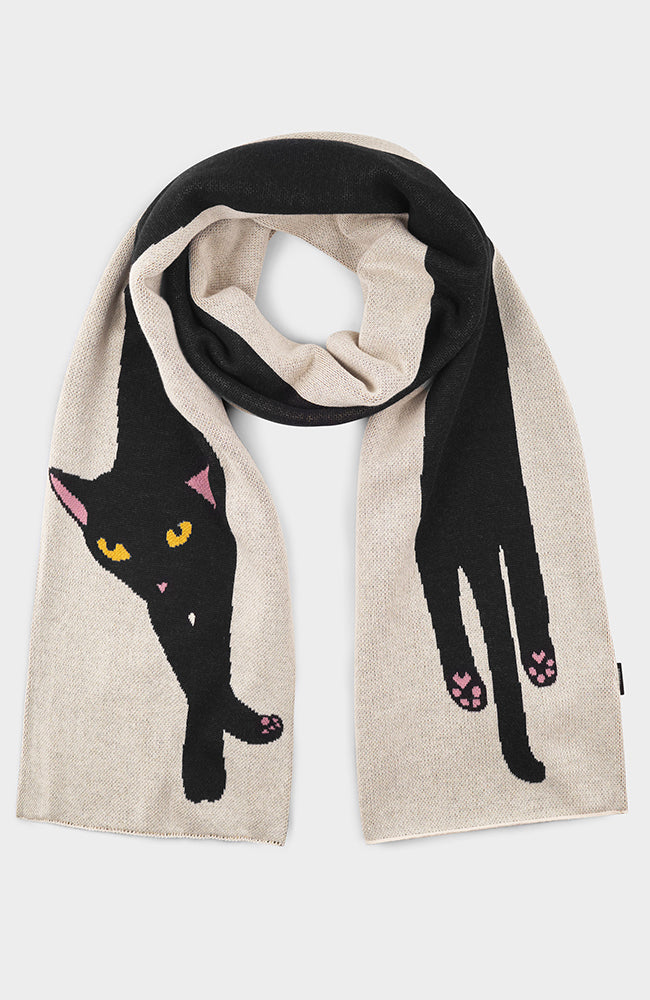 Dedicated Sjaal Rossberga Long Cat van GOTS biologisch katoen uniseks | Sophie Stone