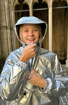 MAIUM Poncho silver from recycled material | Sophie Stone