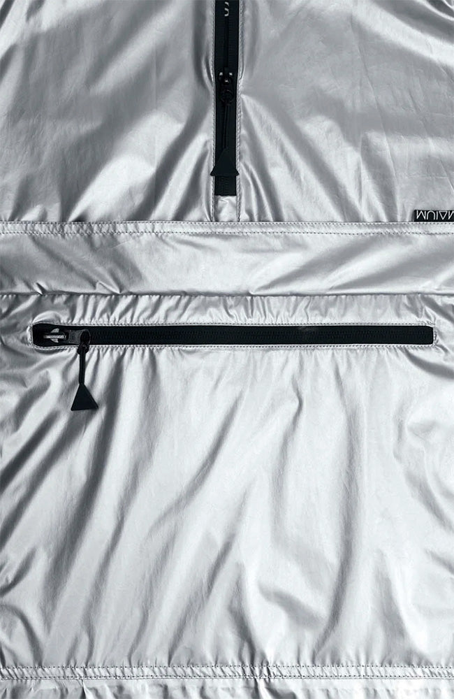 MAIUM Poncho silver from recycled nylon fair and sustainable | Sophie Stone