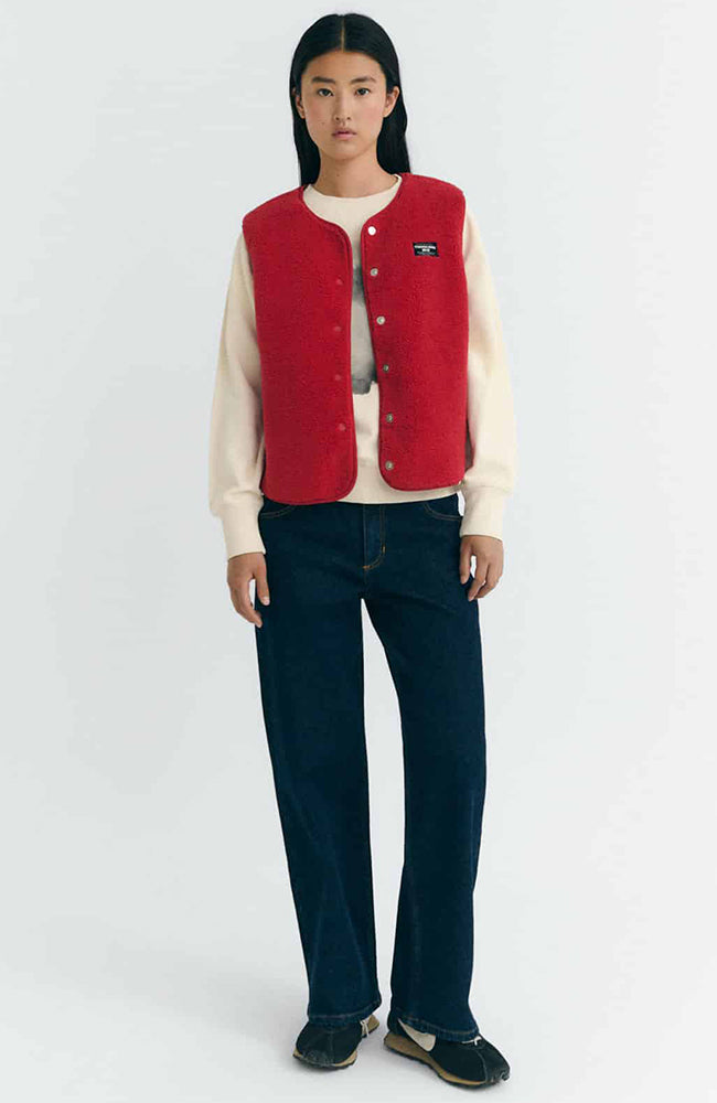 Thinking MU Jay Bodywarmer rot aus recyceltem Polyester Frauen | Sophie Stone