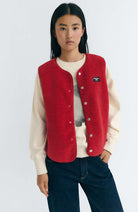 Thinking MU Jay Bodywarmer rot aus recyceltem Polyester Damen | Sophie Stone