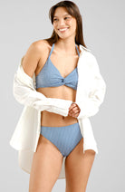 Dedicated Bikini bottoms Sanda stripes of reycled polyester ladies | Sophie Stone