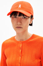 ARMEDANGELS Yenaas Kappe Sonnenuntergang Orange Bio-Baumwolle Unisex | Sophie Stone