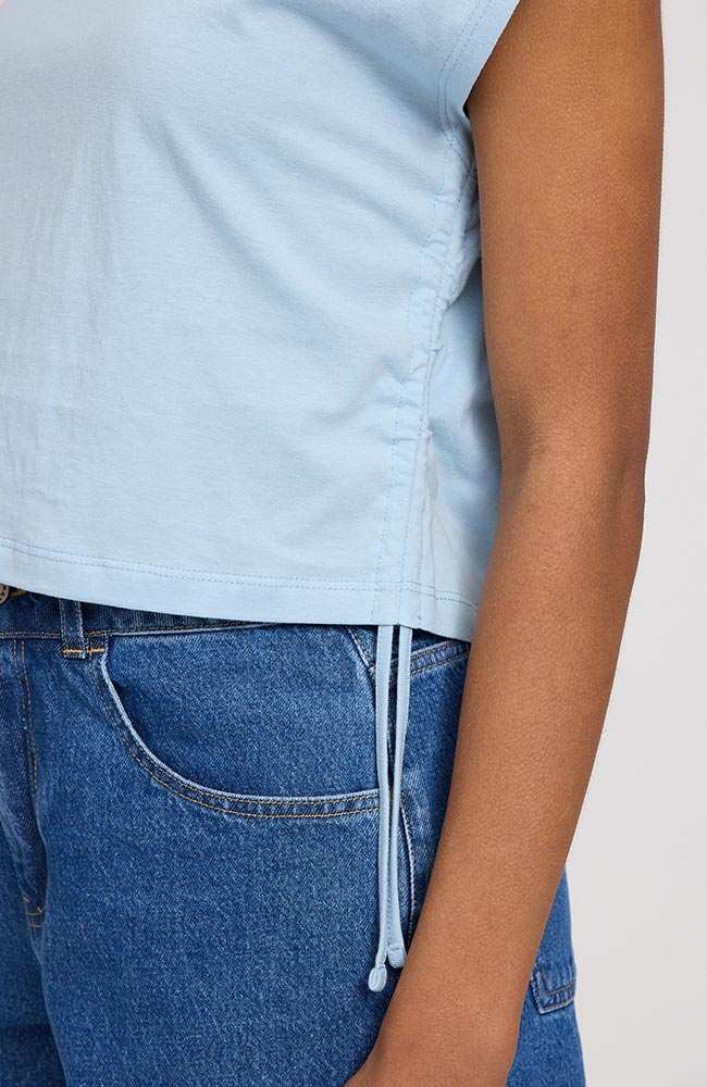 MAZINE T-Shirt mit Krawatten-Detail aus Bio-Baumwolle für Damen | Sophie Stone