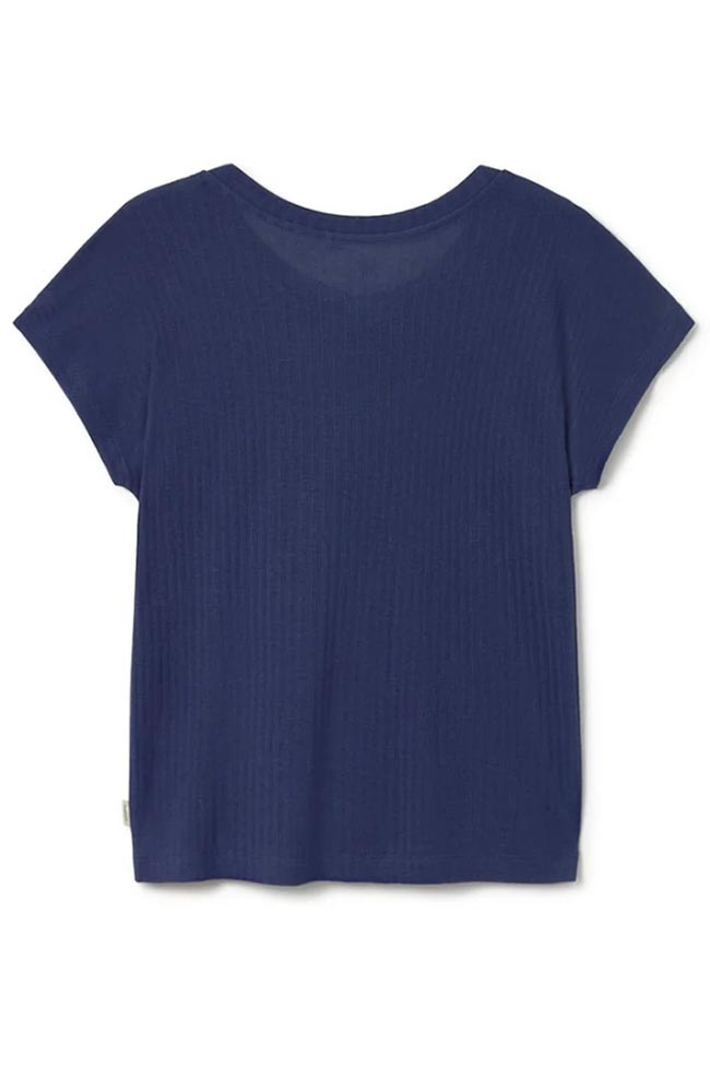 TWOTHIRDS Illetis t-shirt blueberry made from TENCEL Lyocell for women | Sophie Stone