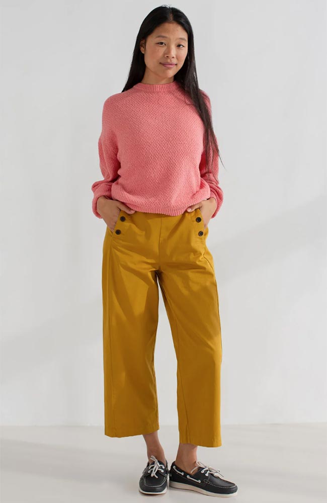 TWOTHIRDS Llombards sweater pink organic cotton for women | Sophie Stone