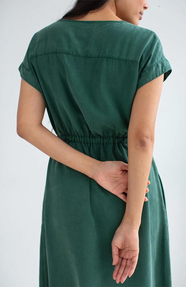 TWOTHIRDS Marasusa dress green from TENCEL lyocell women | Sophie Stone