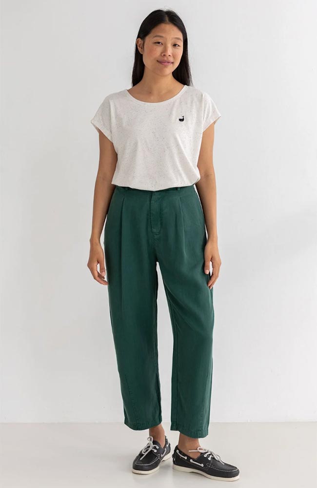 TWOTHIRDS Quirimbas t-shirt faux white recycled cotton women's | Sophie Stone