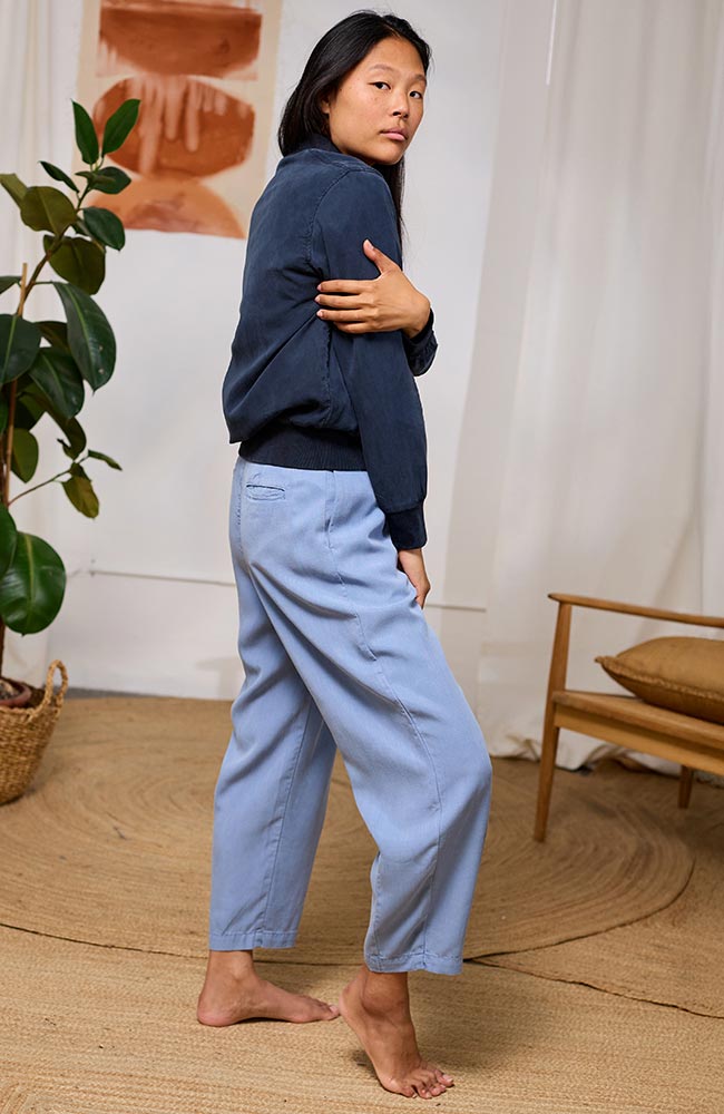 TWOTHIRDS Haruku Hose Denimblau aus TENCEL für Damen | Sophie Stone