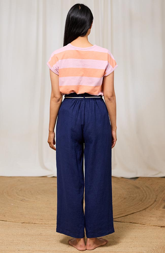 TWOTHIRDS Santandria T-shirt orange pink organic cotton women | Sophie Stone