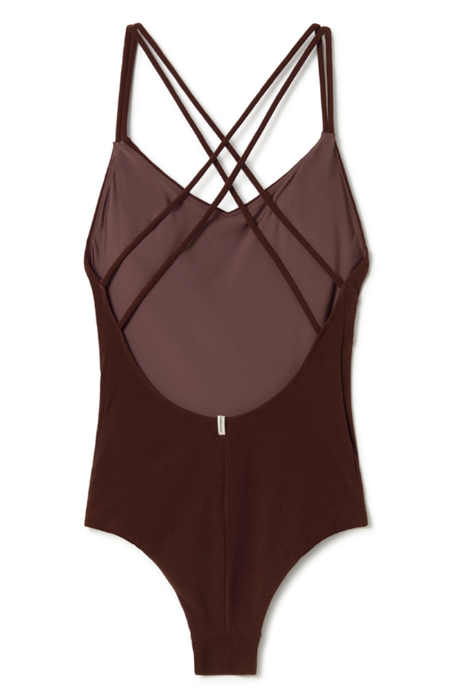 TWOTHIRDS Lavezzi swimsuit intenso grape RPET for women | Sophie Stone