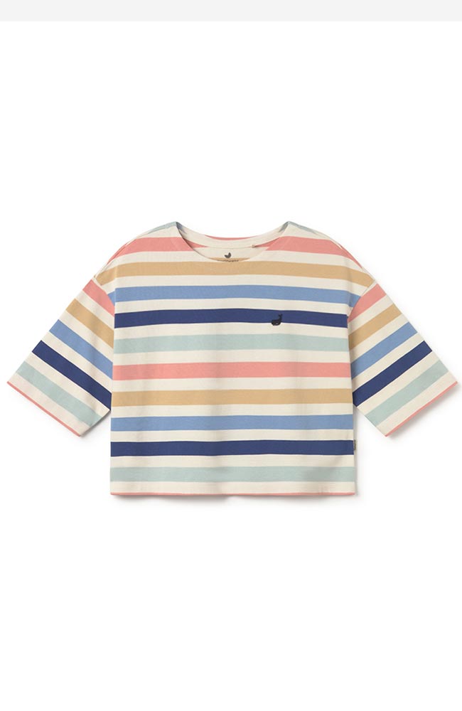 TWOTHIRDS Fingal cropped stripes made from organic cotton for women | Sophie Stone
