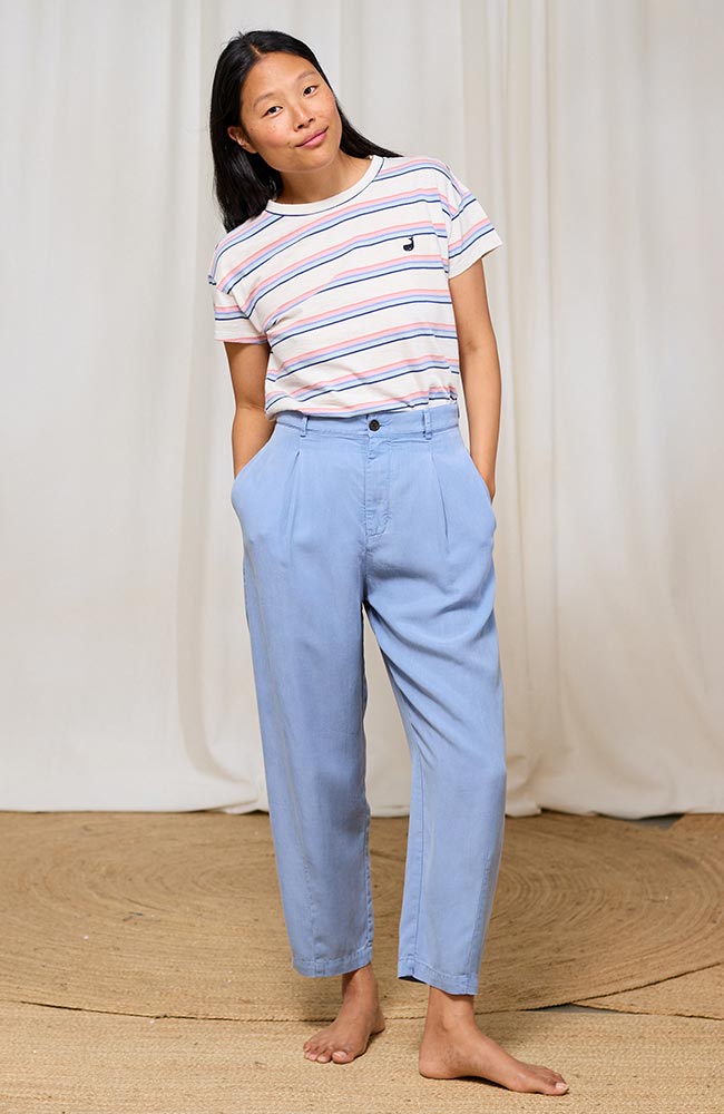 TWOTHIRDS Haruku pants blue made from TENCEL Lyocell for women | Sophie Stone