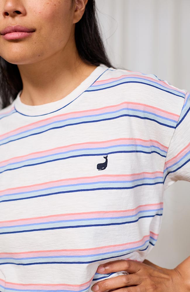 TWOTHIRDS Tarida striped T-shirt made from organic cotton for women | Sophie Stone