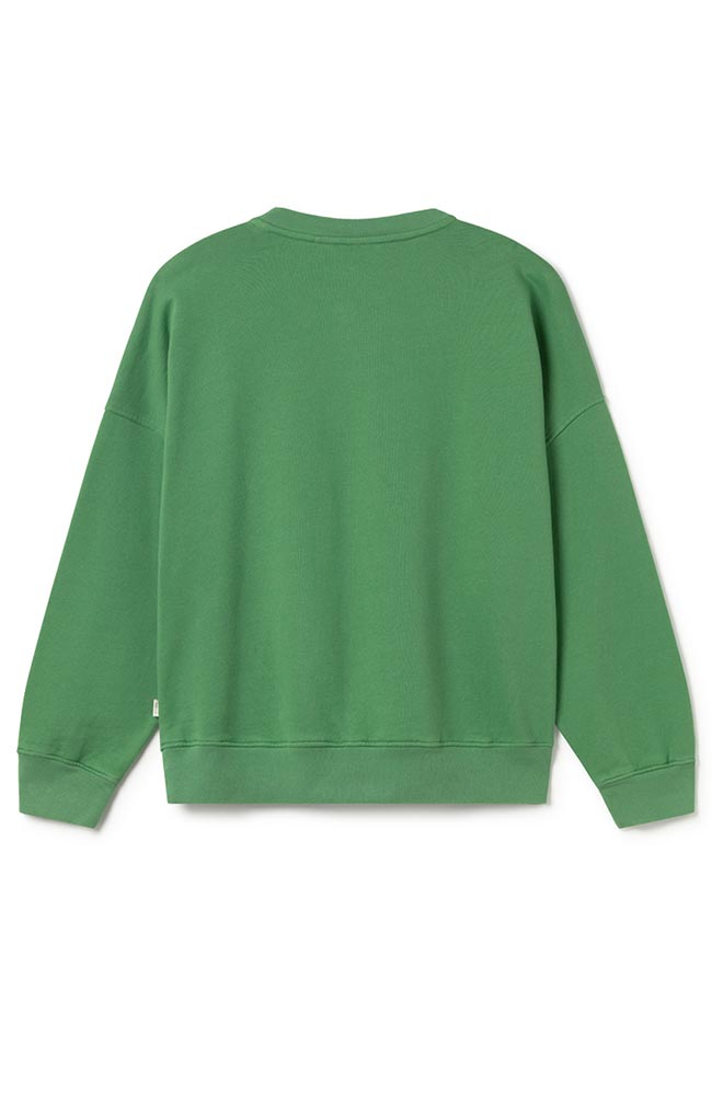 TWOTHIRDS Niza sweater green organic cotton women | Sophie Stone