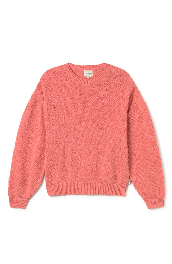 TWOTHIRDS Llombards sweater pink organic cotton for women | Sophie Stone