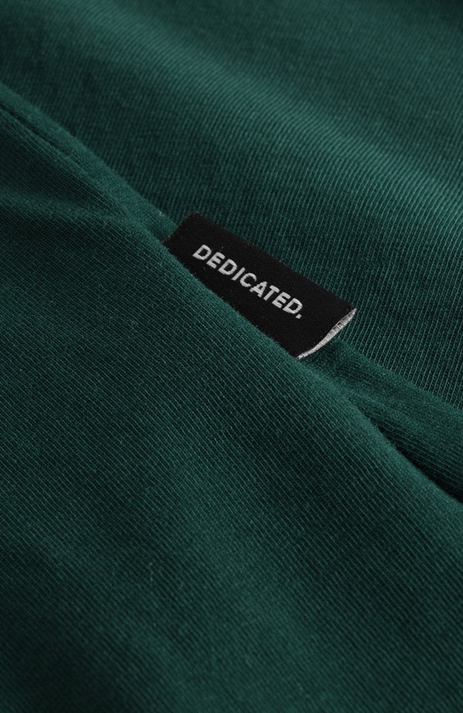 Dedicated Visby base t-shirt dark green bio katoen vrouwen | Sophie Stone