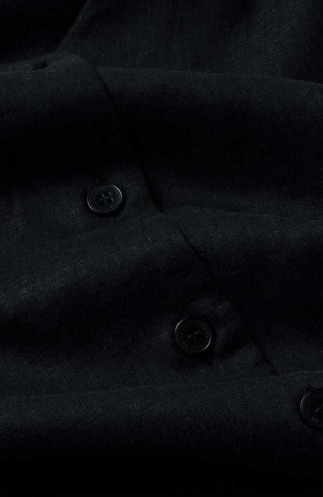 Thinking MU Libelula blouse zwart hennep bio katoen dames | Sophie Stone