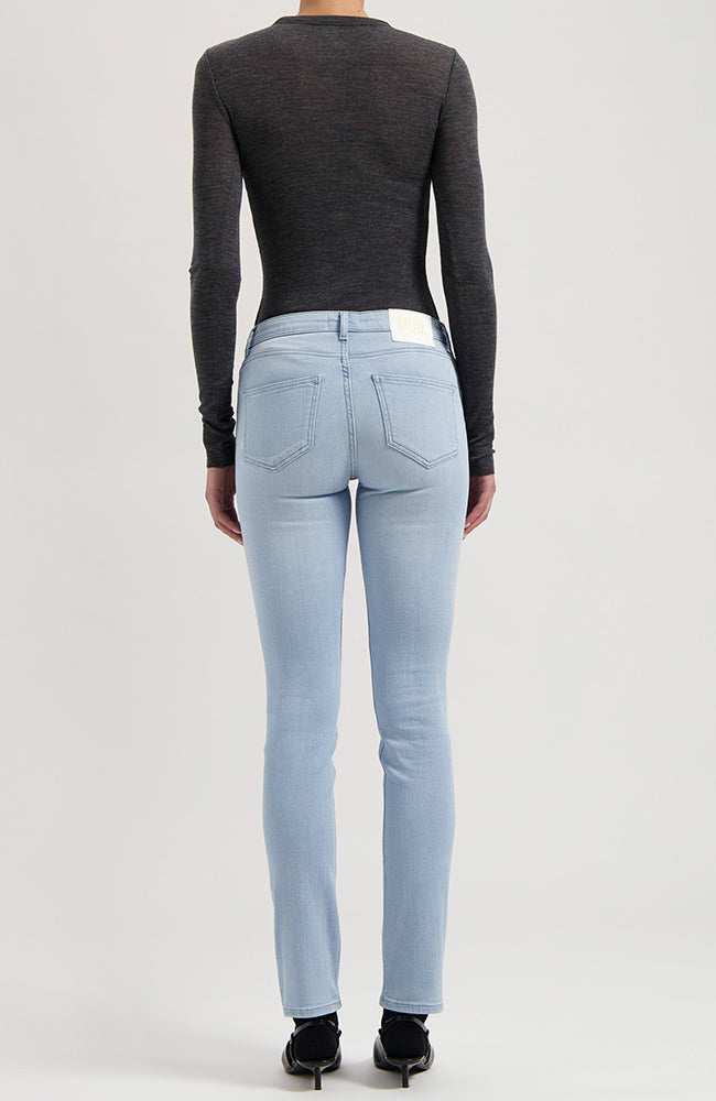 MUD jeans Faye low slim jeans sunny stone from organic cotton ladies | Sophie Stone