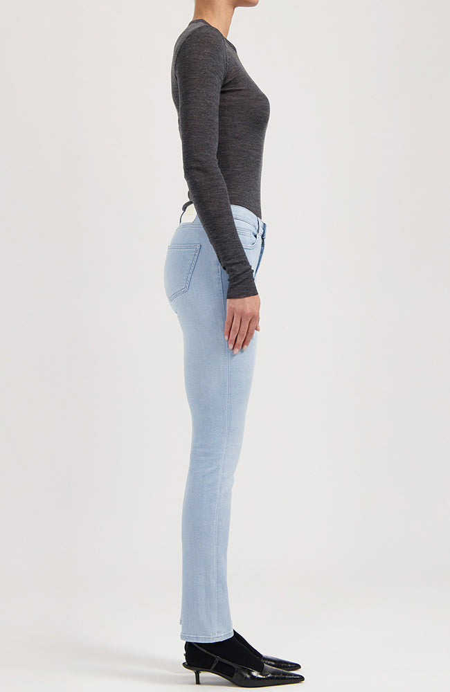 MUD jeans Faye low slim jeans sunny stone from organic cotton women | Sophie Stone