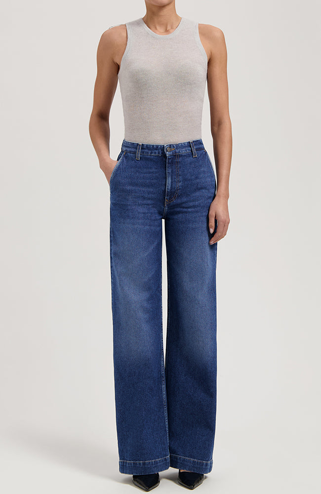 MUD jeans June mid loose jeans Fresh Fade van o.a. bio katoen dames | Sophie Stone