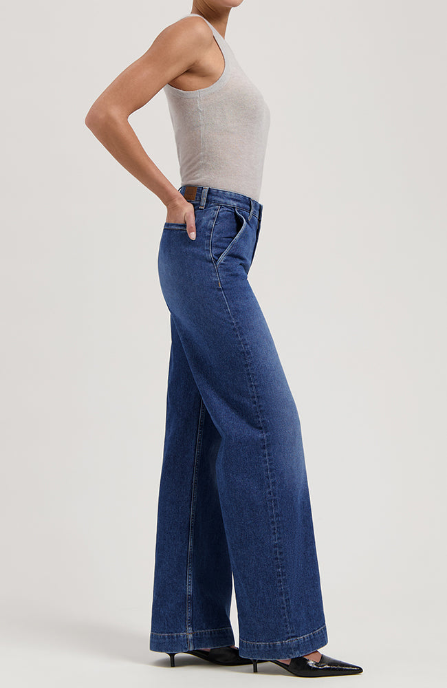 MUD jeans June mid loose jeans Fresh Fade van o.a. biologisch katoen voor vrouwen | Sophie Stone