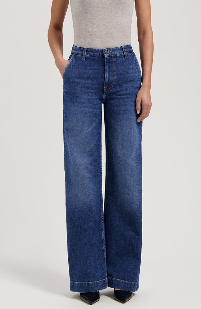 MUD jeans June mid loose jeans Fresh Fade van o.a. biologisch katoen dames | Sophie Stone