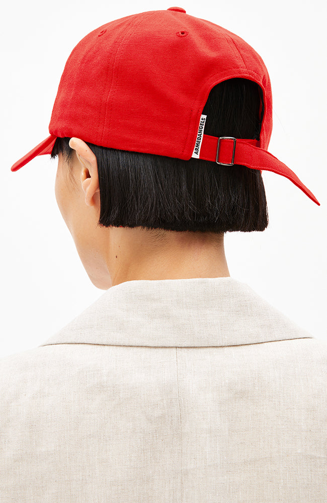 ARMEDANGELS Yenaas bold coral blush organic cotton | Sophie Stone