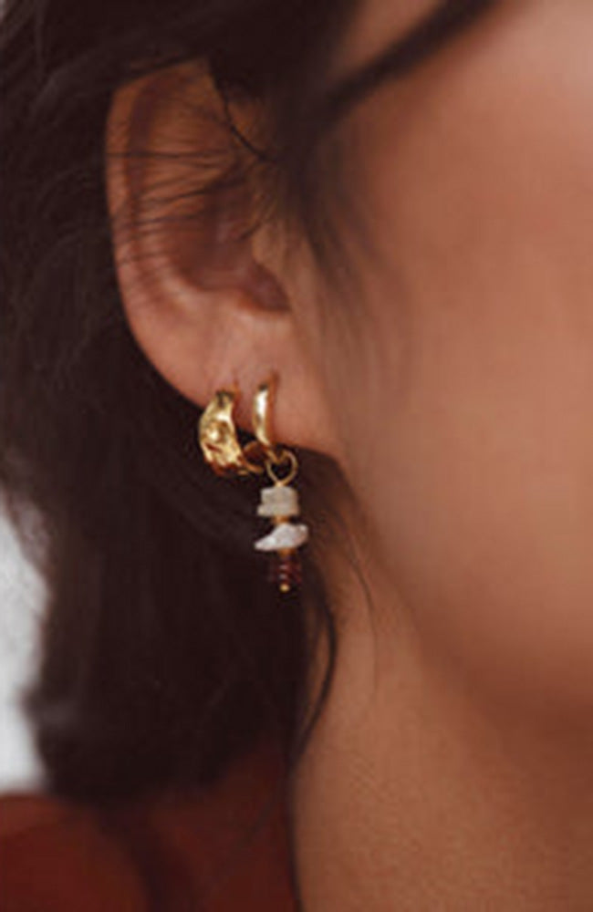 Jules Bean You and I Silber Ohrringe vergoldetes Sterling Silber handgefertigt | Sophie StoneS