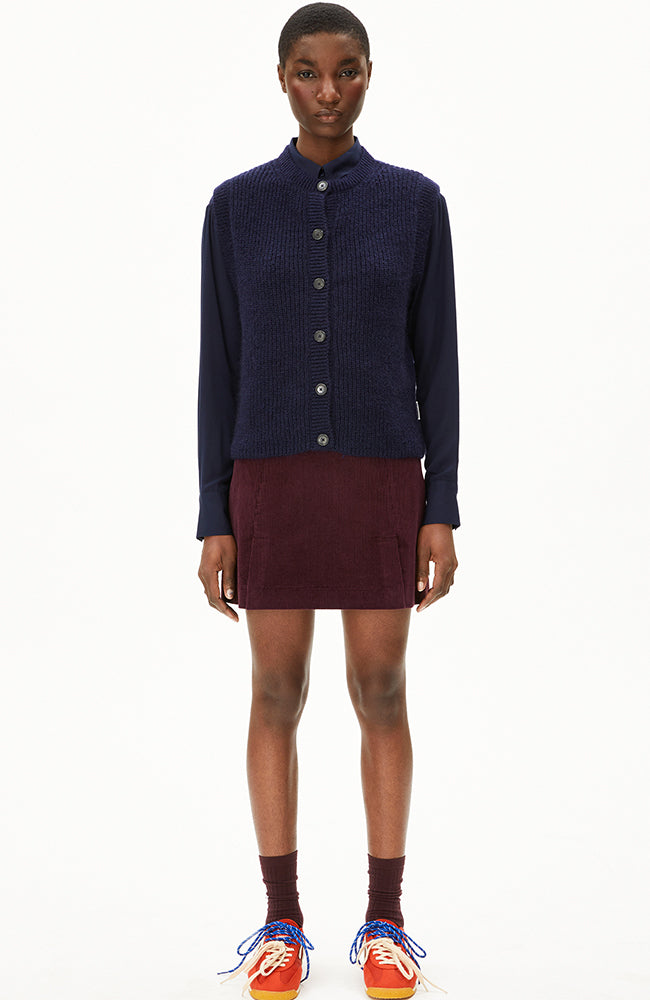 ARMEDANGELS Zalaiaa rokje cranberry biologisch katoen voor dames | Sophie Stone