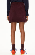 ARMEDANGELS Zalaiaa rokje cranberry bio katoen voor vrouwen | Sophie Stone