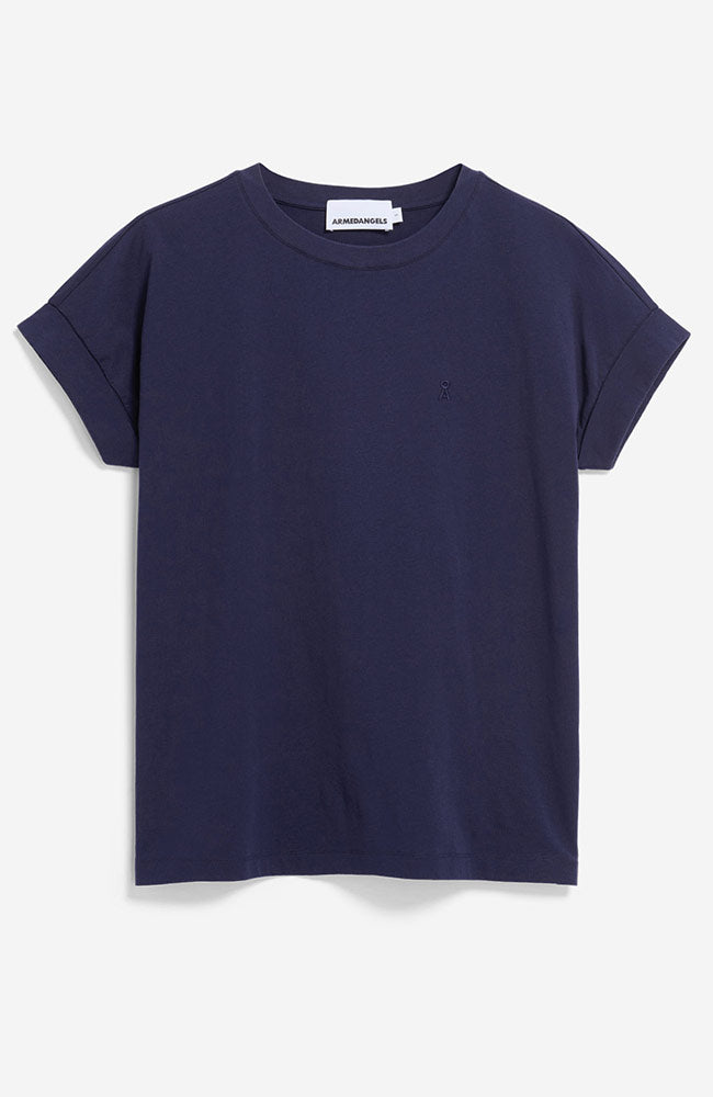 Idaara tinted navy bio katoen dames | Sophie Stone