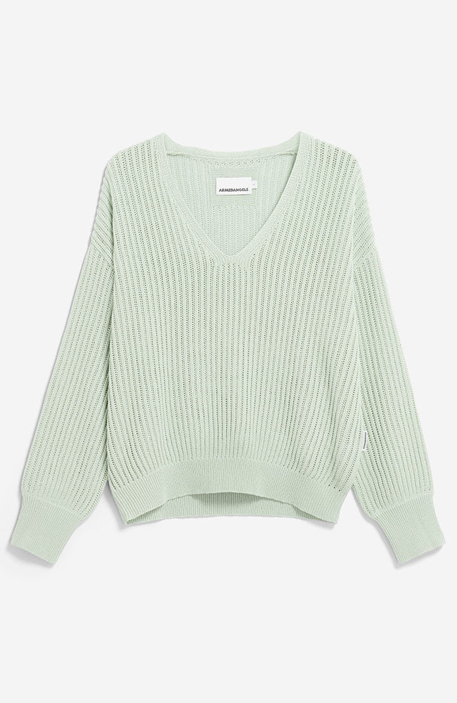 ARMEDANGELS Strickpullover aus Leinenmischung Leinen und Bio-Baumwolle Foam Damen | Sophie Stone