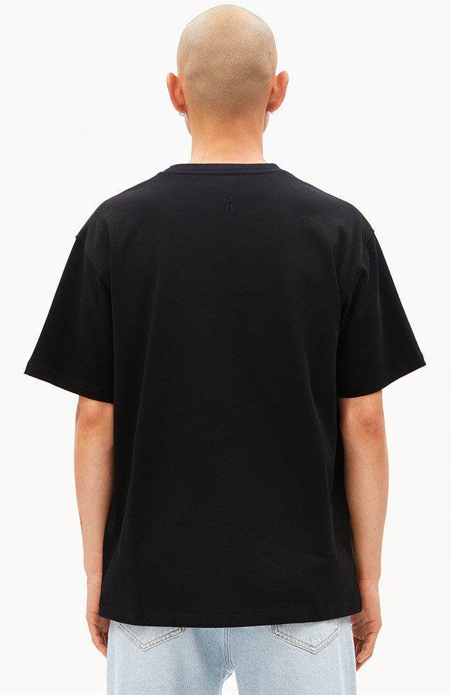 ARMEDANGELS Maarkos zwart t-shirt bio katoen heren | Sophie Stone