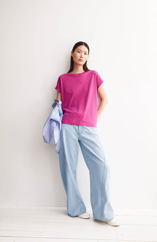 ARMEDANGELS Idaara T-Shirt in Rosa aus Bio-Baumwolle für Damen | Sophie Stone