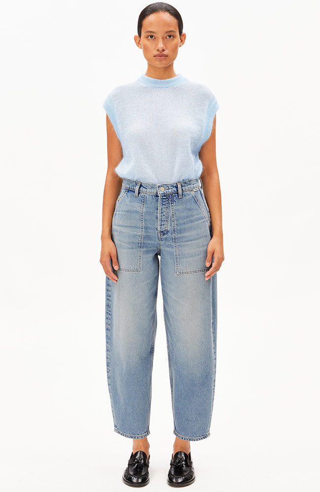 ARMEDANGELS Baarly Carpenter Barrel Jeans Andromedar Baumwolle Damen | Sophie Stone
