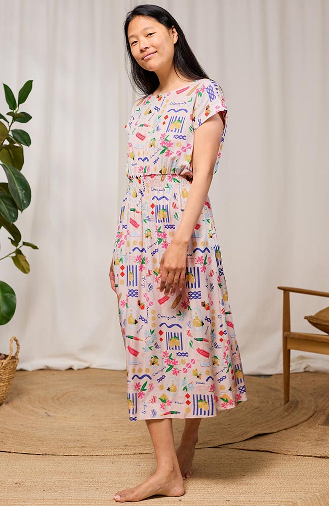 TWOTHIRDS Biodola Kleid Chiringuito von ECOVERO Frau | Sophie Stone