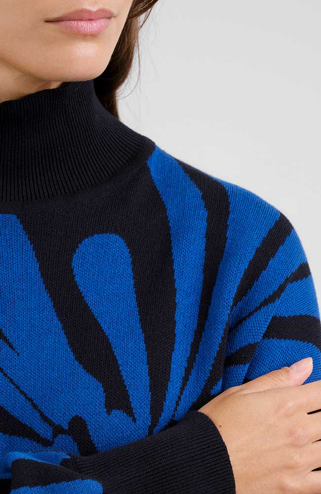 Dedicated Nikkala Big Flower dress biologisch katoen dames | Sophie Stone