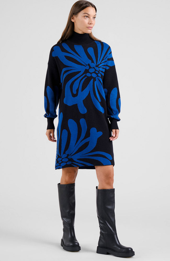 Dedicated Nikkala Big Flower jurk biologisch katoen dames | Sophie Stone