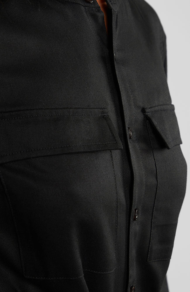 Dedicated Falsterbo Kleid schwarz Tencel | Sophie Stone